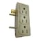 Projex Plug Adapter, Outlet Tap, 6 Outlet(s) White FA-118/11PRJ - alternate 4